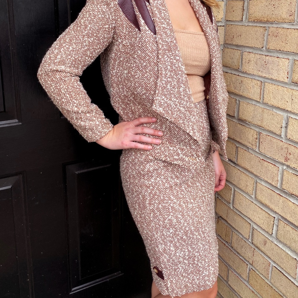 Vintage Fitted Women's Dress Suit